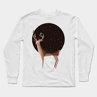 Moon deer Long Sleeve T-Shirt